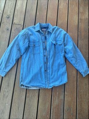 Wolverine Denim Fleece Lined shirt/jacket-M